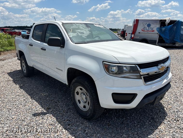 image for item YA3885 2020 Chevrolet Colorado Ext. Cab pickup truck