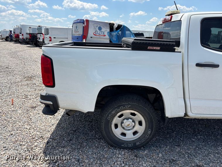 image for item YA3885 2020 Chevrolet Colorado Ext. Cab pickup truck