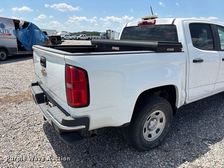 image for item YA3885 2020 Chevrolet Colorado Ext. Cab pickup truck