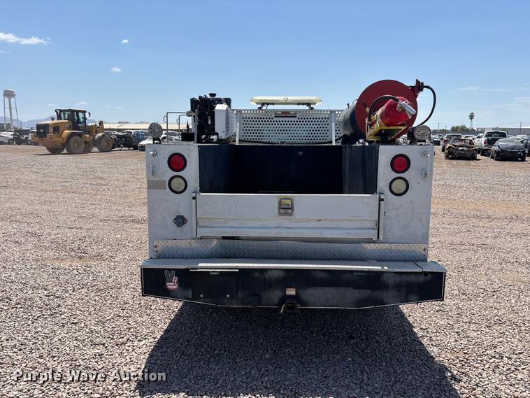 image for item YA3987 2015 Ford F250 Super Duty Ext. Cab utility bed pickup truck