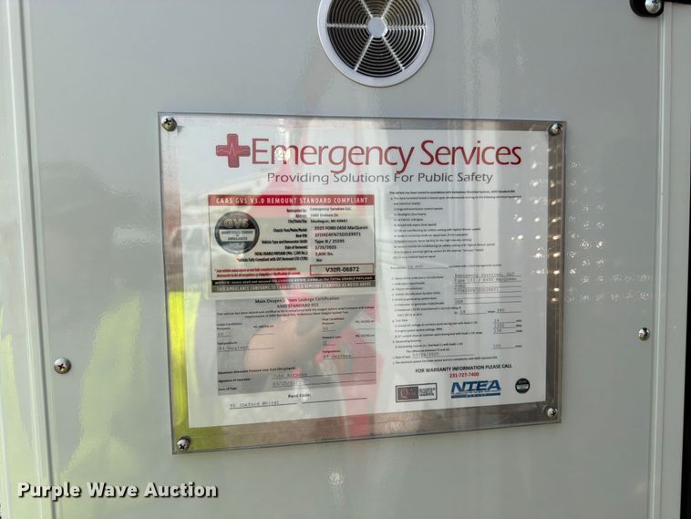 image for item YA4008 2025 Ford E450 ambulance