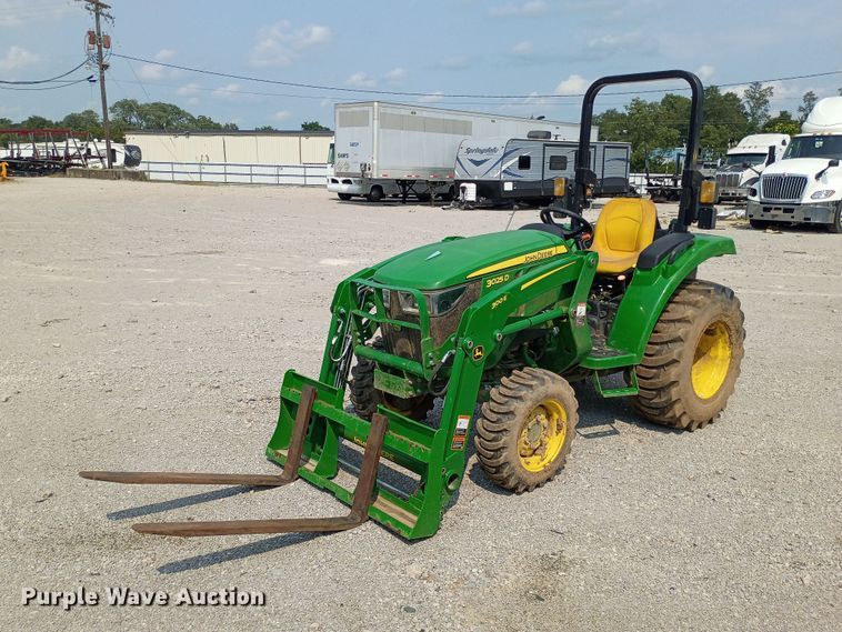 image for item YA4490 2022 John Deere 3025D MFWD tractor