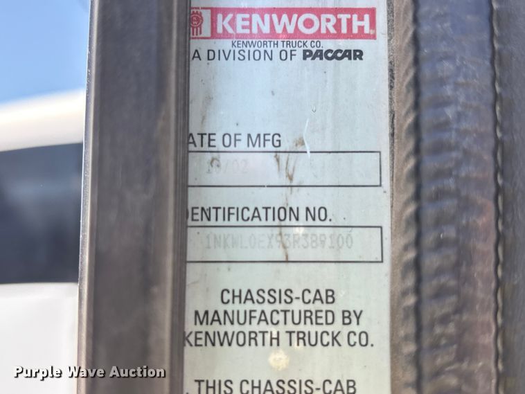 image for item DN6637 2003 Kenworth W900 ready mix truck