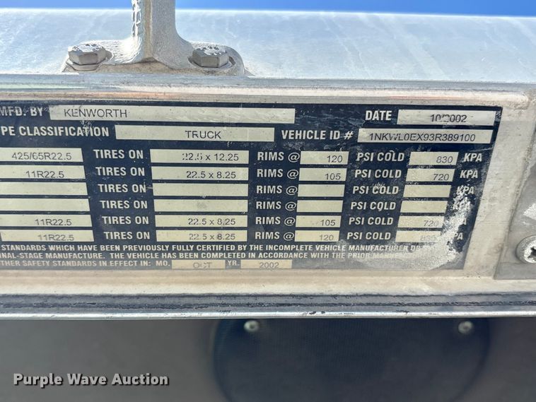 image for item DN6637 2003 Kenworth W900 ready mix truck