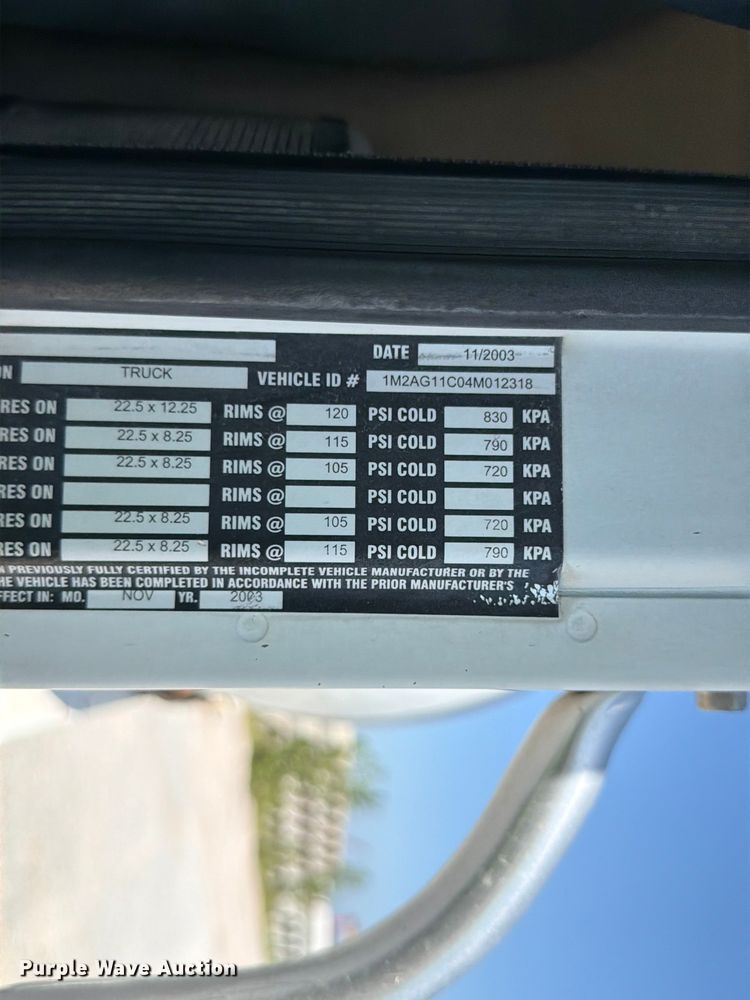 image for item DN6640 2004 Mack Granite CV713 ready mix truck