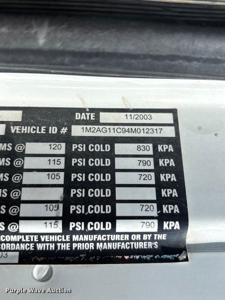 image for item DN6642 2004 Mack Granite CV713 ready mix truck