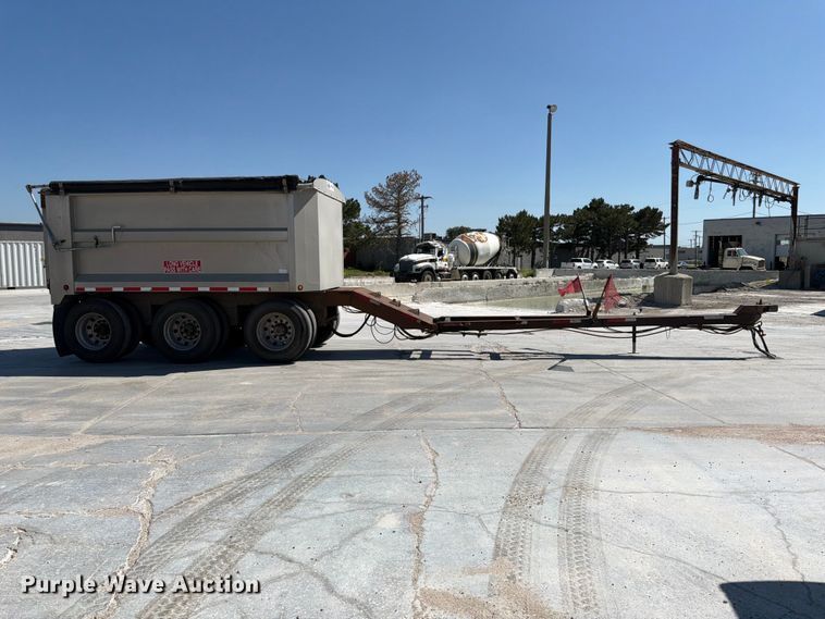 image for item DN6649 2016 Cornhusker 800 end dump pup trailer