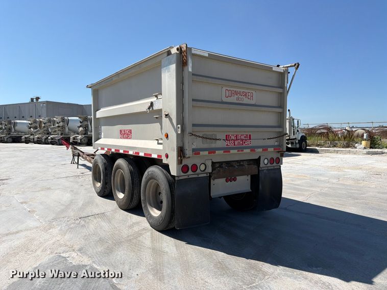 image for item DN6649 2016 Cornhusker 800 end dump pup trailer