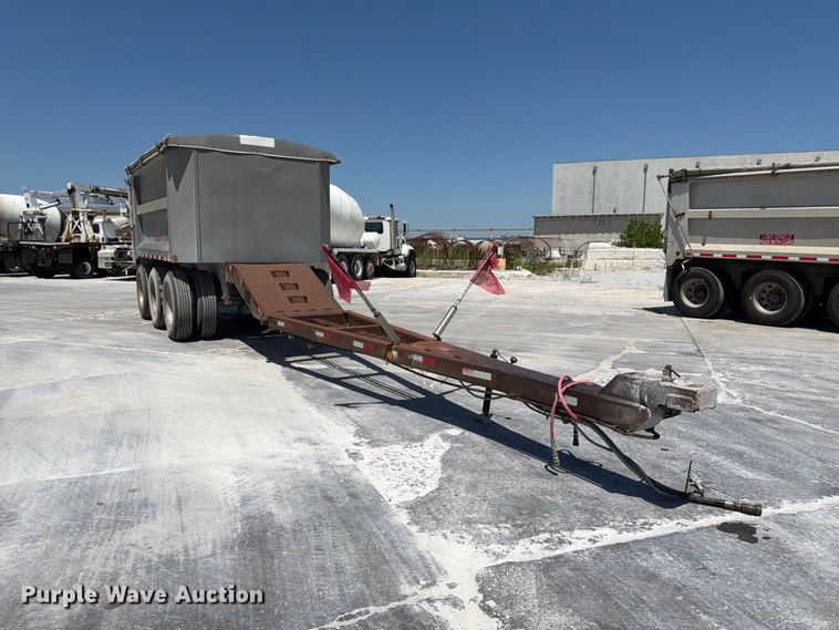 image for item DN6650 2012 Cornhusker 800 end dump pup trailer