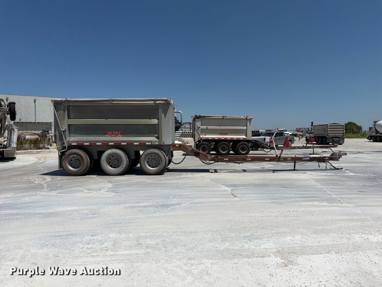 image for item DN6650 2012 Cornhusker 800 end dump pup trailer