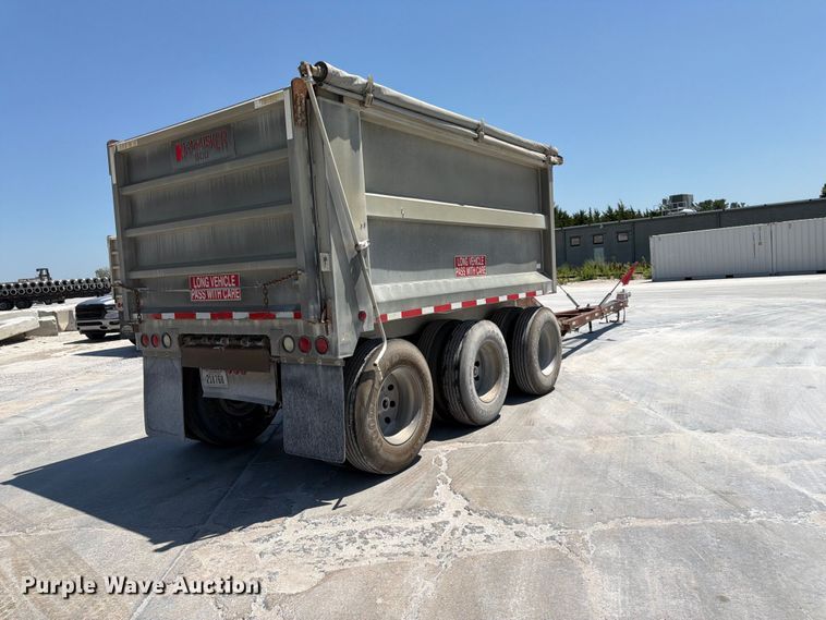 image for item DN6650 2012 Cornhusker 800 end dump pup trailer