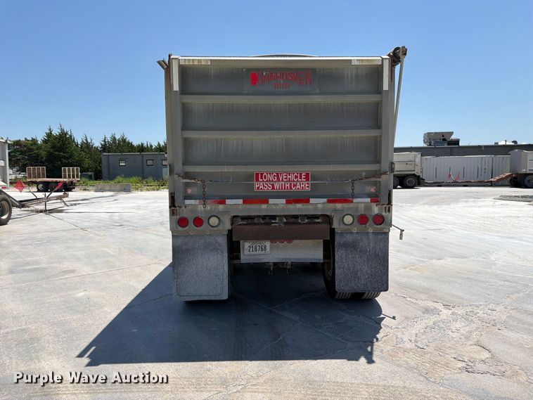 image for item DN6650 2012 Cornhusker 800 end dump pup trailer