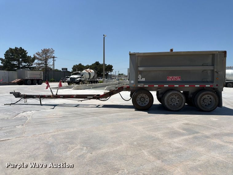 image for item DN6650 2012 Cornhusker 800 end dump pup trailer