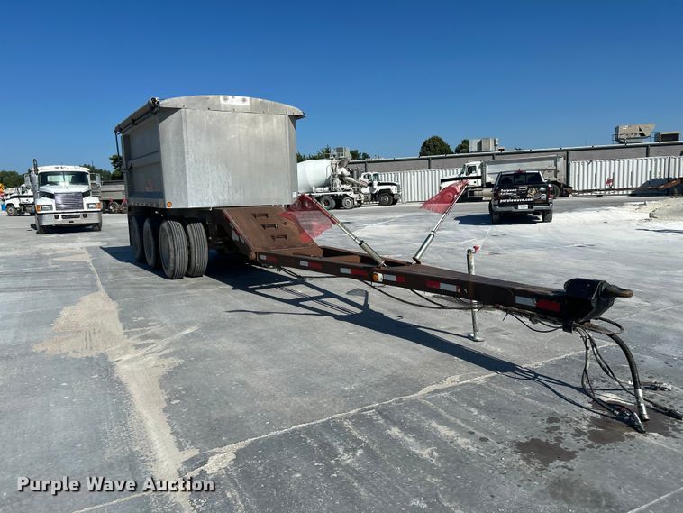 image for item DN6656 2009 Cornhusker 800 end dump pup trailer