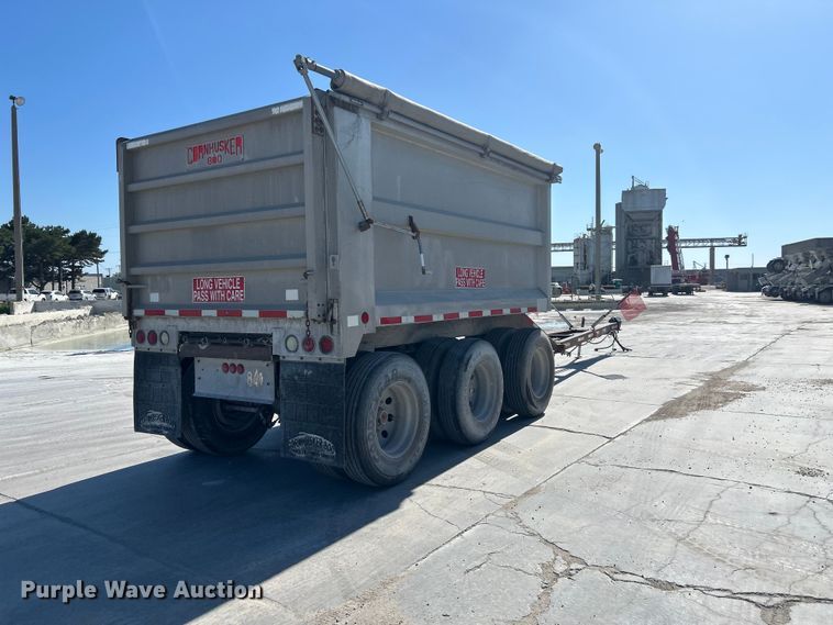 image for item DN6656 2009 Cornhusker 800 end dump pup trailer