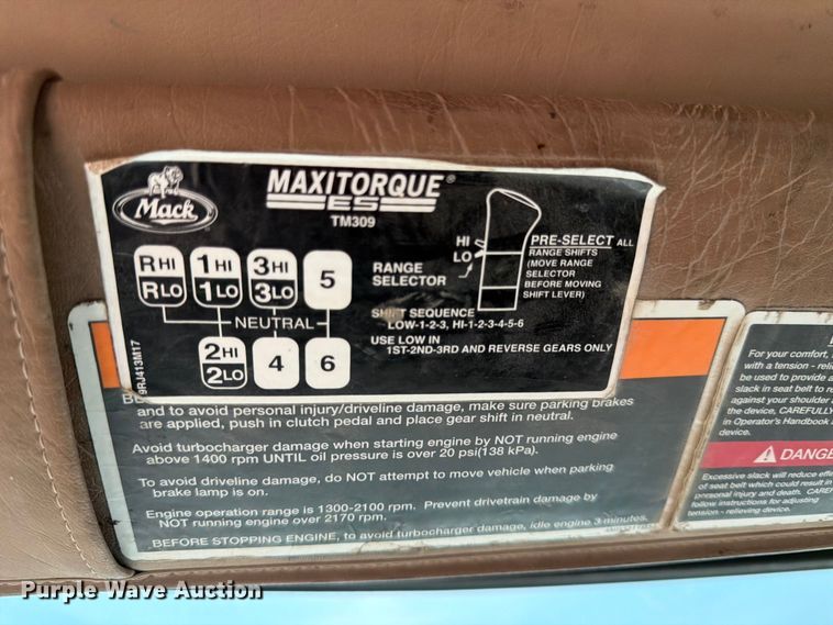 image for item DN6668 2006 Mack Granite CV713 ready mix truck