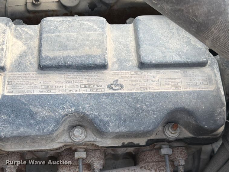 image for item DN6671 2004 Mack Granite CV713 ready mix truck