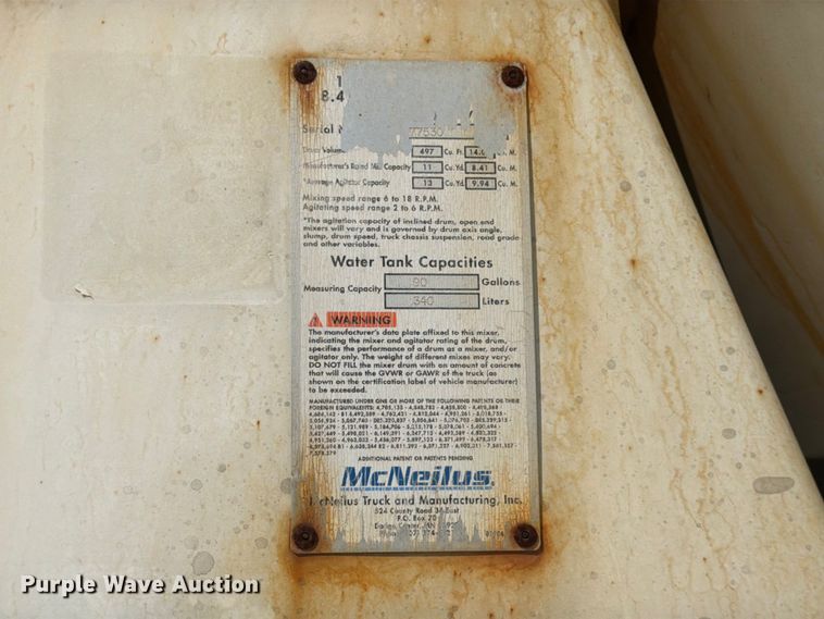 image for item DN6676 2006 Mack Granite CV713 ready mix truck