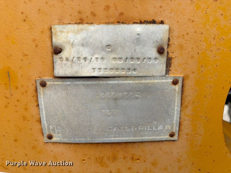 image for item DN6679 1986 Caterpillar 936 wheel loader