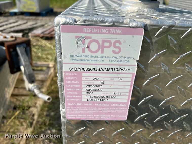 image for item DN6687 (6) auxiliary fuel tanks