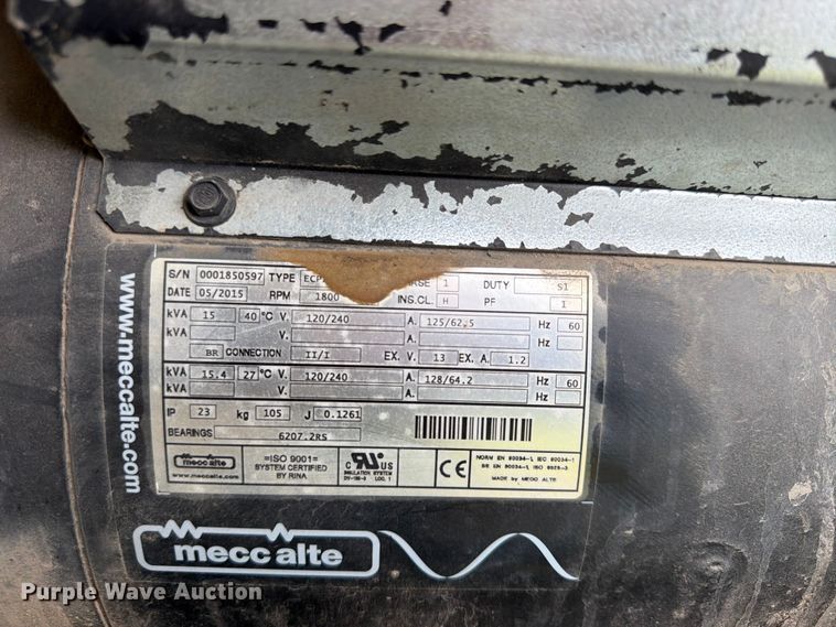 image for item DN6691 2018 Wanco WSP12 generator