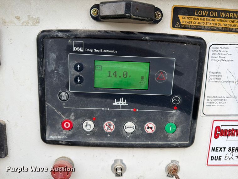 image for item DN6691 2018 Wanco WSP12 generator