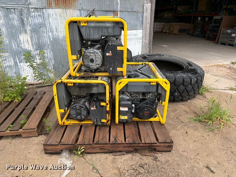 image for item DN6704 (3) Wacker Neuson GP5600 generators