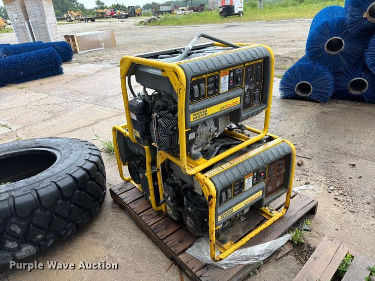 image for item DN6704 (3) Wacker Neuson GP5600 generators