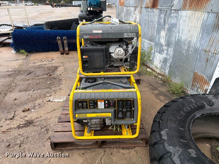 image for item DN6704 (3) Wacker Neuson GP5600 generators