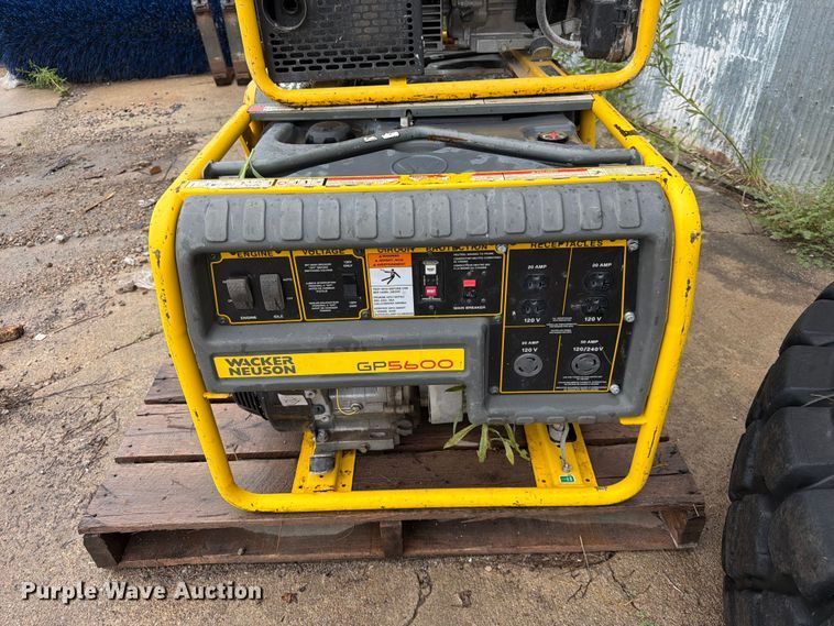 image for item DN6704 (3) Wacker Neuson GP5600 generators