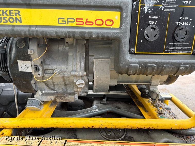 image for item DN6704 (3) Wacker Neuson GP5600 generators