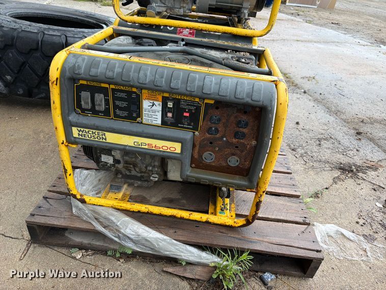 image for item DN6704 (3) Wacker Neuson GP5600 generators