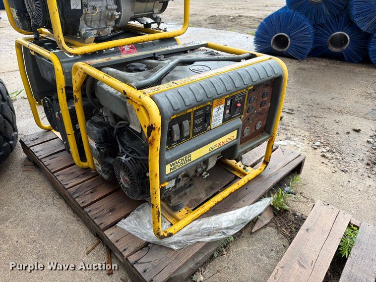image for item DN6704 (3) Wacker Neuson GP5600 generators