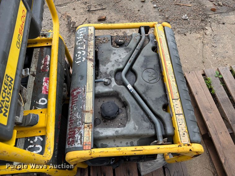 image for item DN6704 (3) Wacker Neuson GP5600 generators