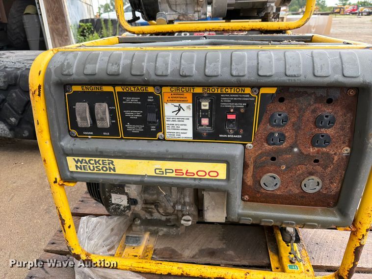 image for item DN6704 (3) Wacker Neuson GP5600 generators