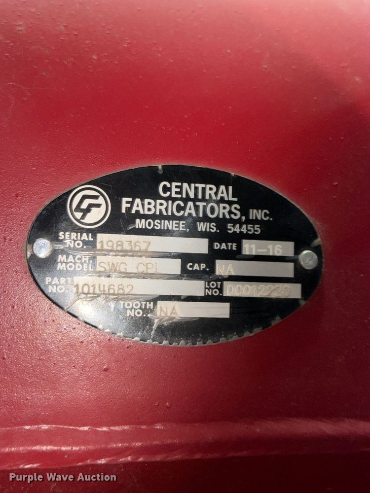 image for item DQ7780 Central Fabricators SWG CPI bucket