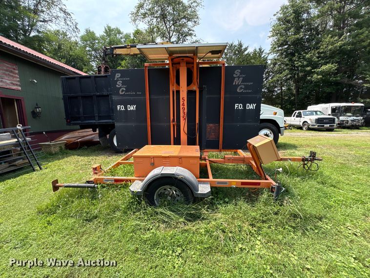 image for item DT2908 Solar Message Center message board trailer