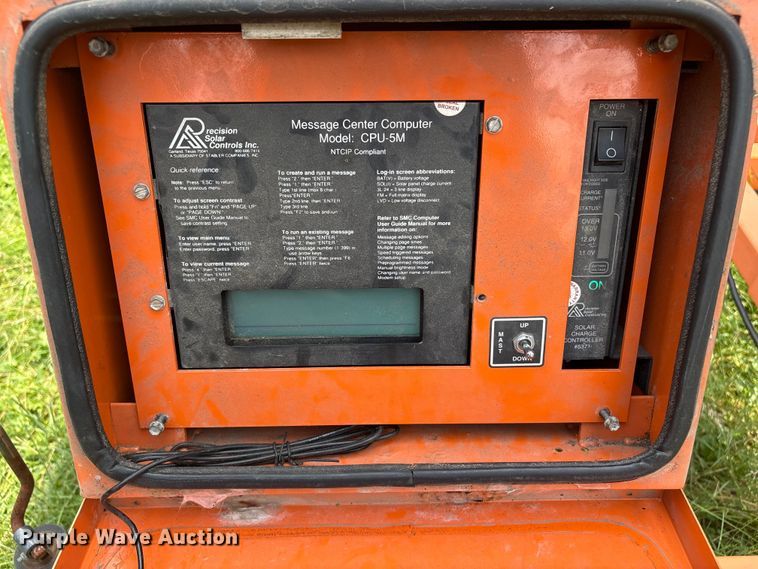 image for item DT2908 Solar Message Center message board trailer