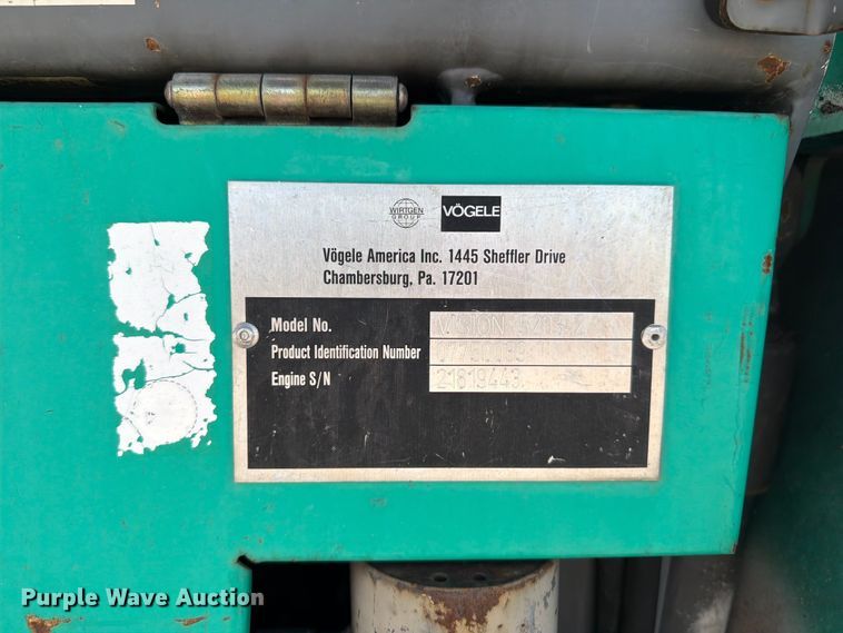 image for item DV2058 Vogele Vision 5203-2 paver