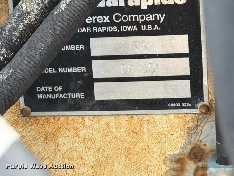 image for item DV2059 Terex CR-351 paver