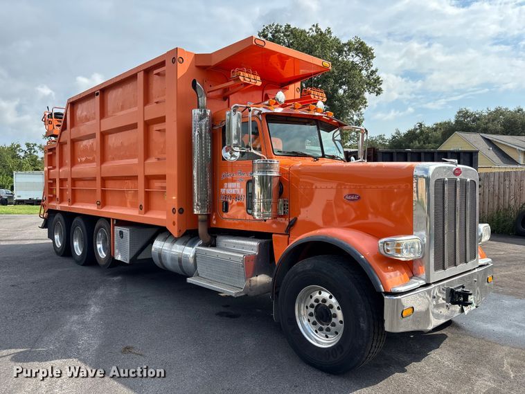 image for item DV7261 2012 Peterbilt 388 grapple crane truck