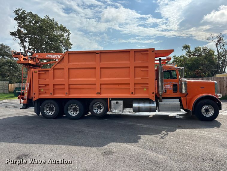 image for item DV7261 2012 Peterbilt 388 grapple crane truck
