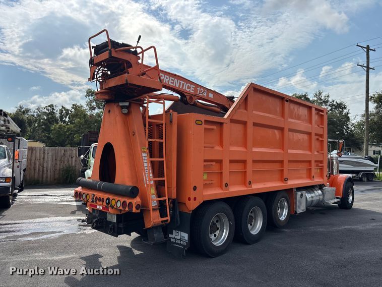 image for item DV7261 2012 Peterbilt 388 grapple crane truck