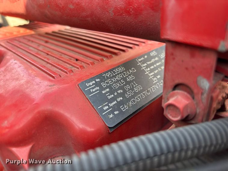 image for item DV7261 2012 Peterbilt 388 grapple crane truck