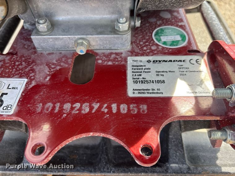 image for item DV7272 (2) Dynapac DFP7AX plate compactors