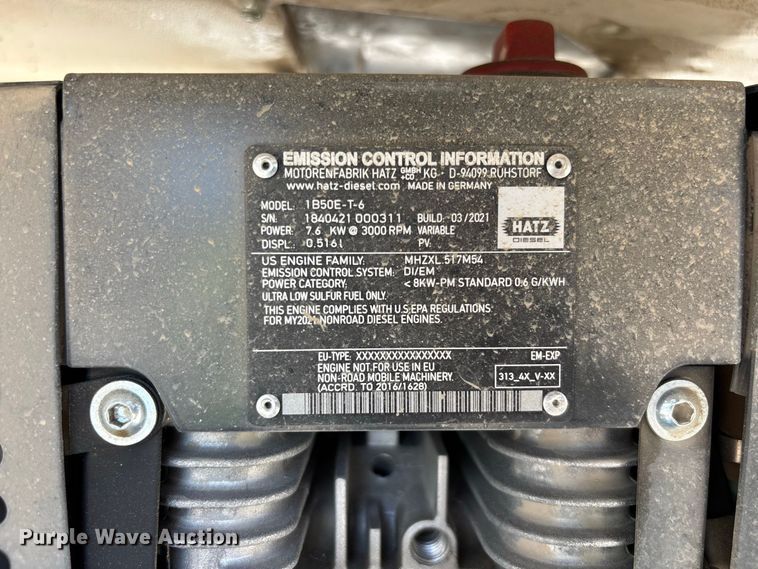 image for item DV7277 2024 Dynapac DRQ50D plate compactor