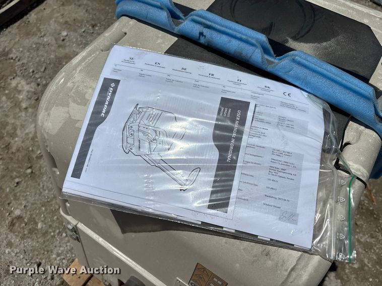 image for item DV7281 2022 Dynapac DRQ25 plate compactor