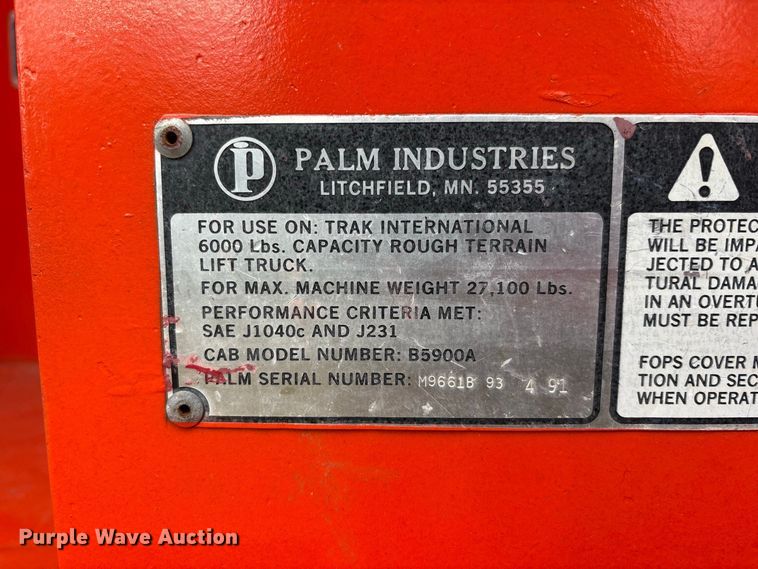image for item DV7293 1991 Skytrak 6000M telehandler