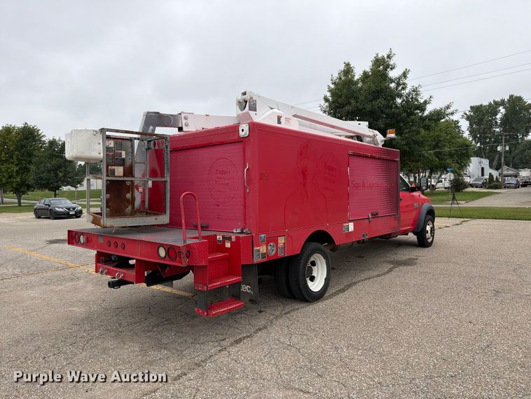 image for item DV8549 2014 RAM 5500HD bucket truck