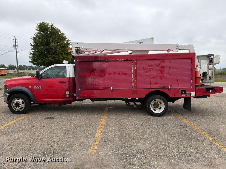 image for item DV8549 2014 RAM 5500HD bucket truck